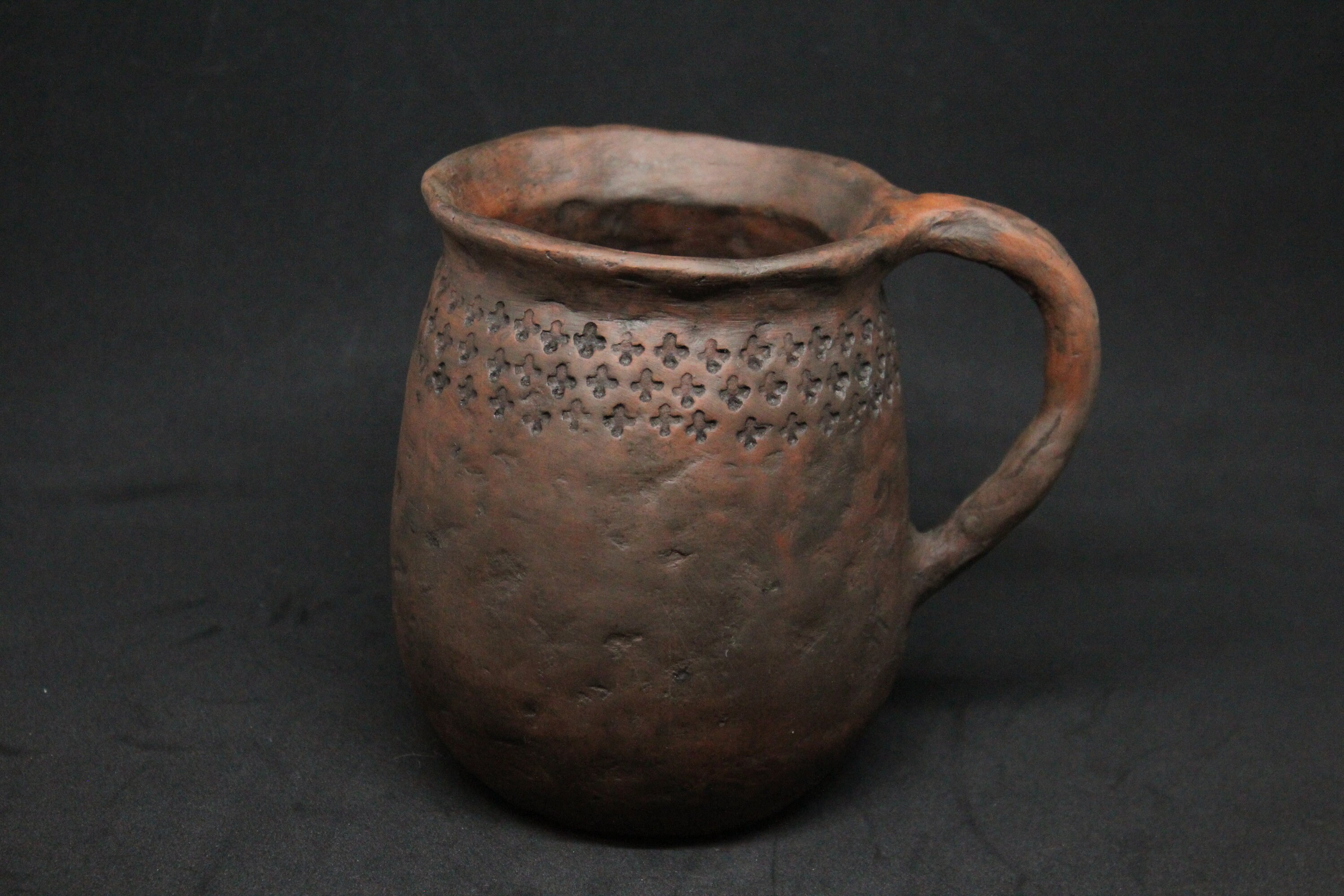 Hand molded mug viking age mug replica early medieval mug Etsy