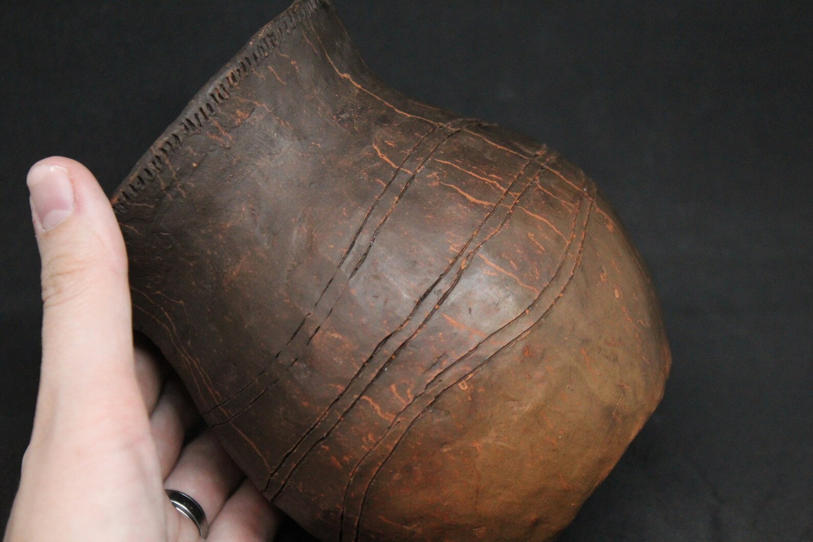 Replica early medieval cup unglazed historical reconstruction Etsy