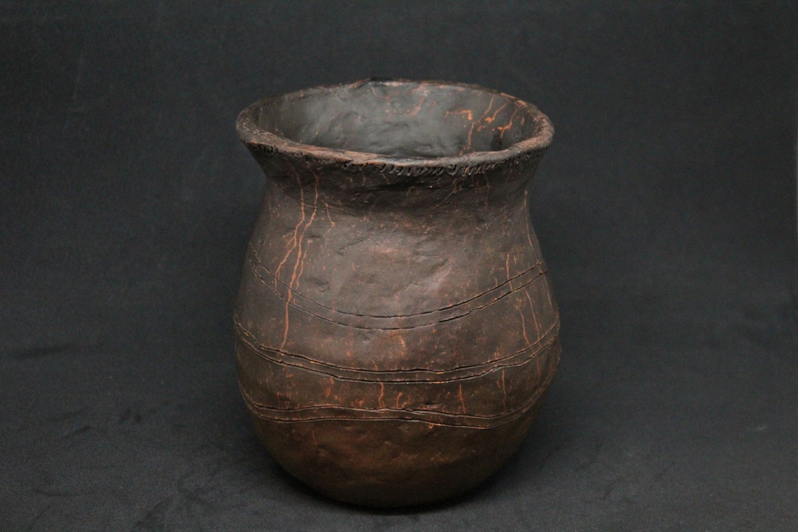 Replica early medieval cup unglazed historical reconstruction Etsy