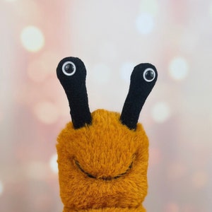 Plush worm cute baby gift, fuzzy worm, one of a kind worry worm, mini worm plush, plush doll, Valentines day or baby gift by Mommys Tried.
