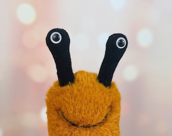 Plush worm cute baby gift, fuzzy worm, one of a kind worry worm, mini worm plush, plush doll, Valentines day or baby gift by Mommys Tried.