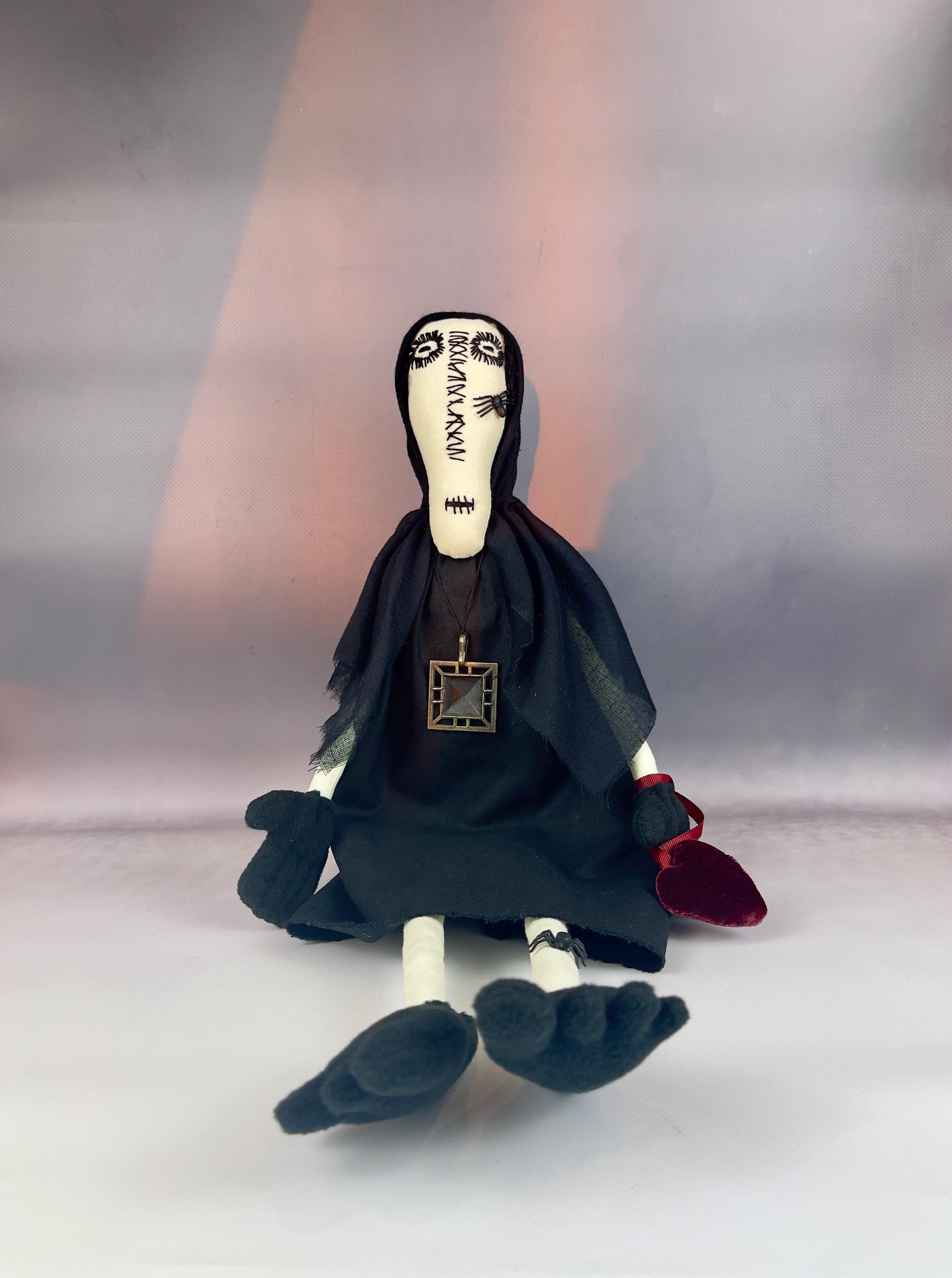 Joe Spencer Nelly Pumpkin Head | Cloth Halloween Dolls