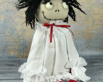 OOAK Doll, Monster Doll, Pretty Scary Dolls, Gothic Emo Dolls