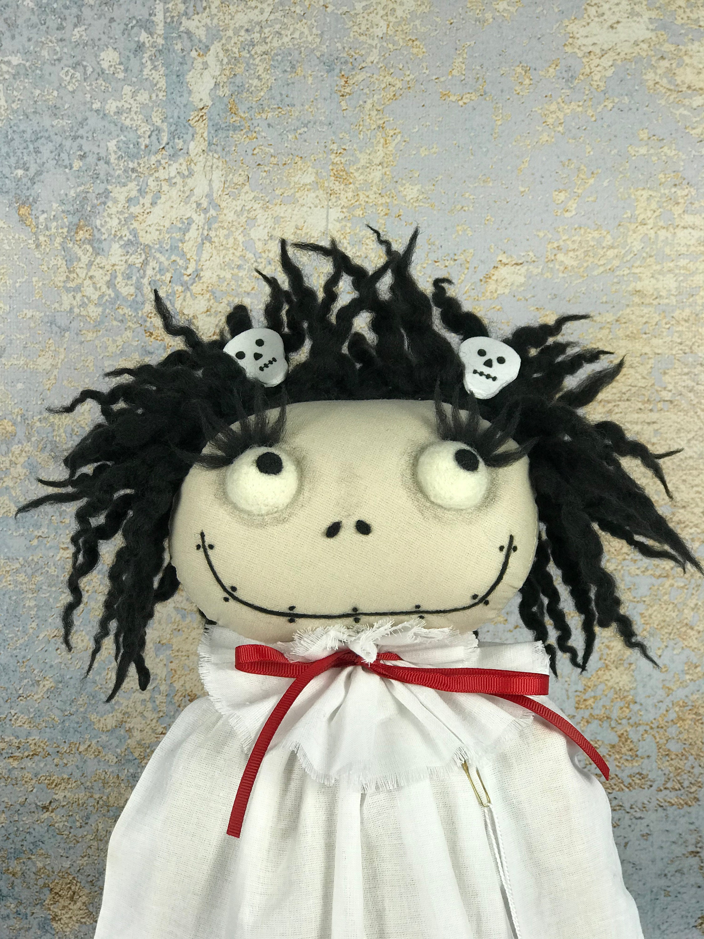 OOAK Doll, Monster Doll, Pretty Scary Dolls, Gothic Emo Dolls