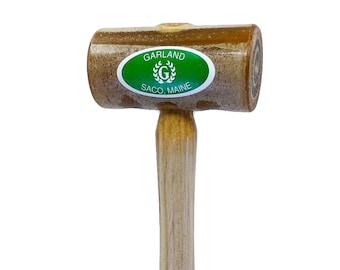 Rawhide Mallet by Garland Size 1 (1-1/2" face / 4oz head) (11001) Jewelry Metal Work