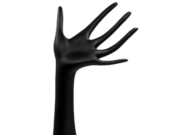 Female Black Mannequin Hand Display Jewelry Bracelet Ring Glove Stand Holder