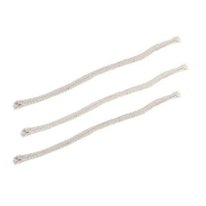 May include: Three white cotton wicks for oil lamps or lanterns.