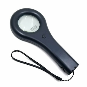 5x Power 12-LED verlichte handloep met standaard voor het lezen van stempelmunten verzamelen