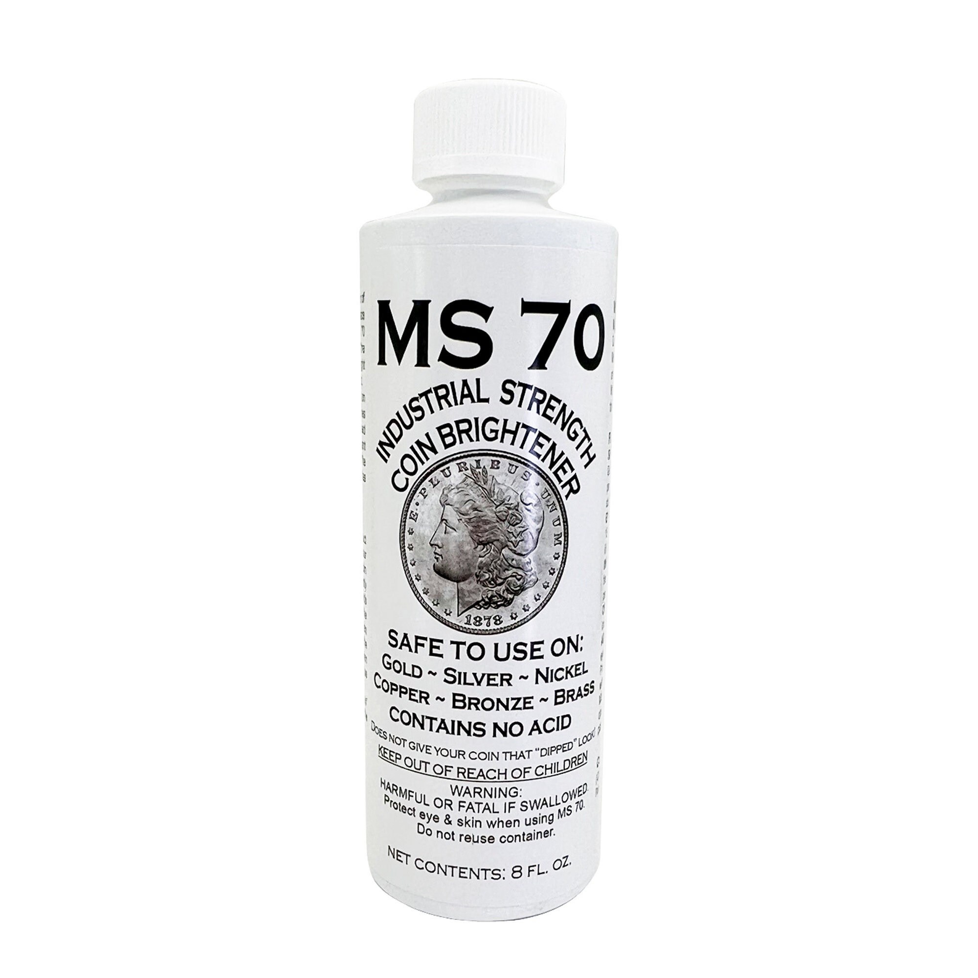 MS-70 Coin Brightener and Cleaner Liquid