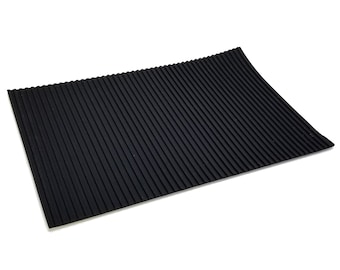 Watchmaker's Black Rubber Bench Mat Anti-slip for Watch Jewelry Repair 