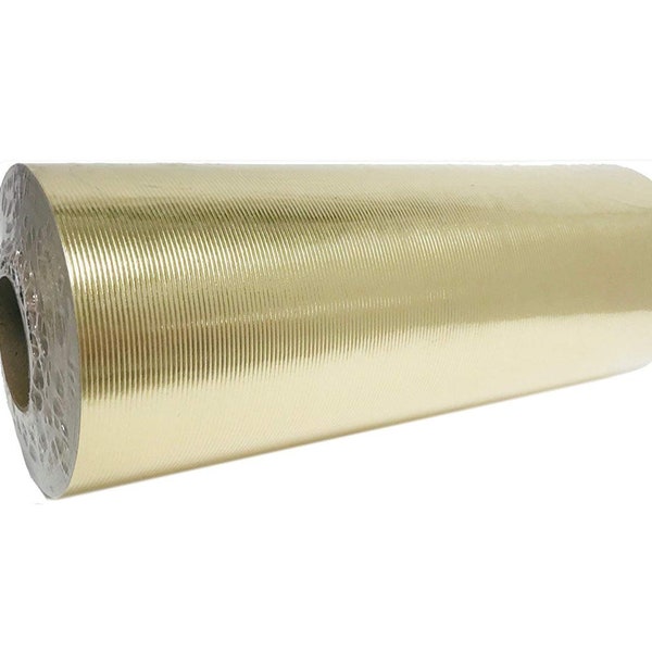 7.5" Jewelry Gift Wrapping Paper Roll (Silver Satin Foil)