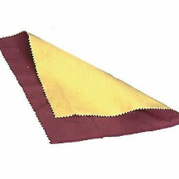 Jeweler's Gold Silver Rouge Polishing Cloth Copper Brass Nickel 12" x 14"