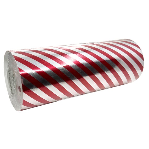 Red foil 2024 wrapping paper