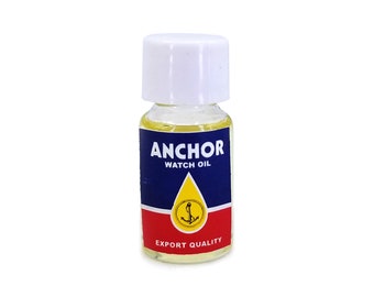 Anchor Refined Watch Oil Lubricant for Pocket and Wrist Watches Moebius 10ml