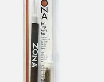 Soft Grip Hobby Knife with Blades