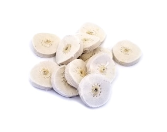 Mini katoenen mousseline polijstschijf 7/8" x 17 laags sieradenpolijstschijf - 12st