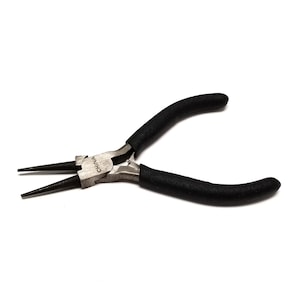 5-Inch Round Nose Double Leaf Spring Wire Wrapping Stringing Pliers