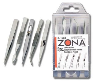 5-piece Tweezers Set