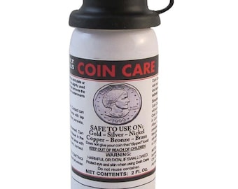 Coin Care Cleaner Brightener Cleaning Fluid Gold Silver Copper Brass Nickel
