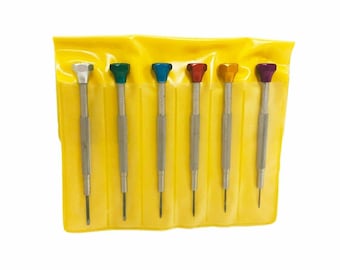 6 Piece Economy Reversible Blade Screwdrivers Eyeglasses Watches