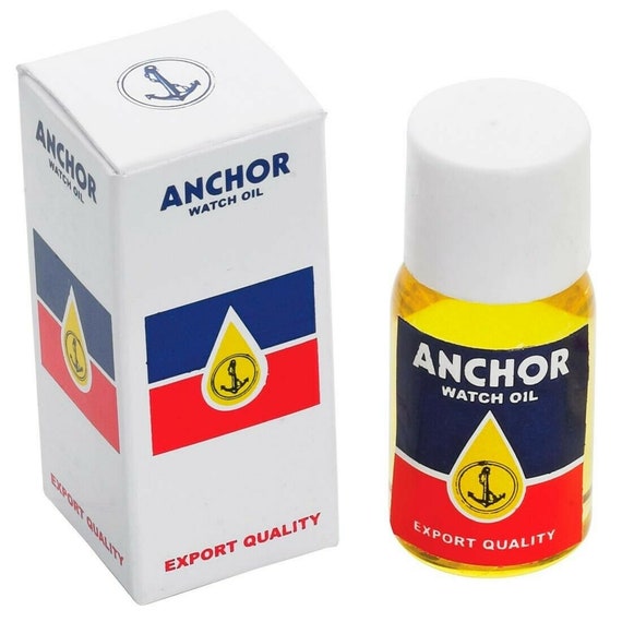 Anchor Refined Watch Oil Lubricant for Pocket and Wrist Watches