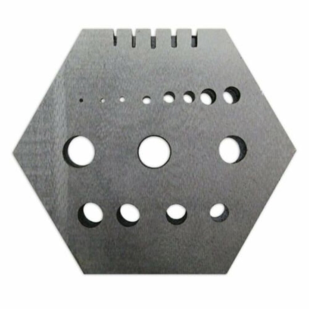 Hexagonal Riveting Anvil Jeweler Multi-functional Bench Hex Steel Block ...