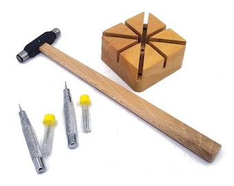 Watchmaker Jewelers Watch Band Bracelet Repair Link Pin Removing Kit Hammer Pins