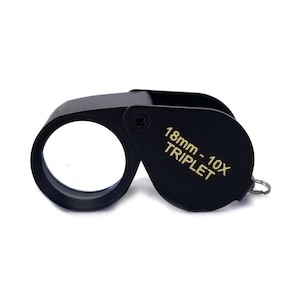 10x Triplet Loupe Black - 18mm