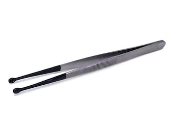 Jeweler's Pearl Tweezers Bead Holding Coated Tip Tweezer