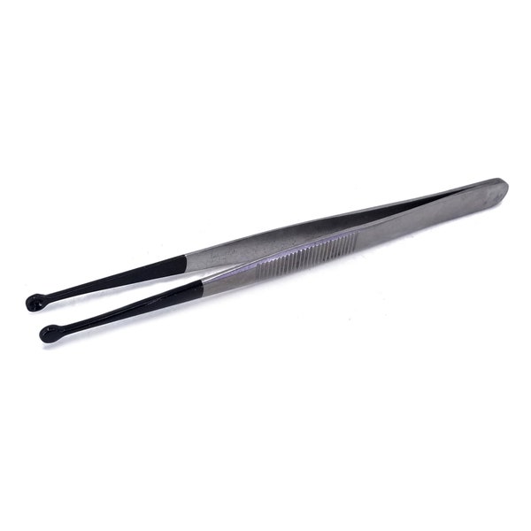 Jeweler's Pearl Tweezers Bead Holding Coated Tip Tweezer