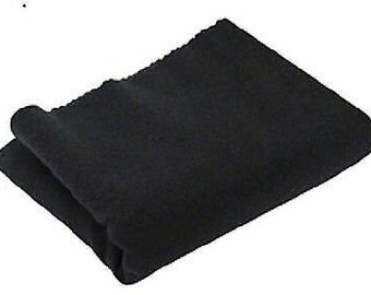 Black Anti-Tarnish Cloth Jewelry Showcase Liner Sterling Silver Storage Fabric