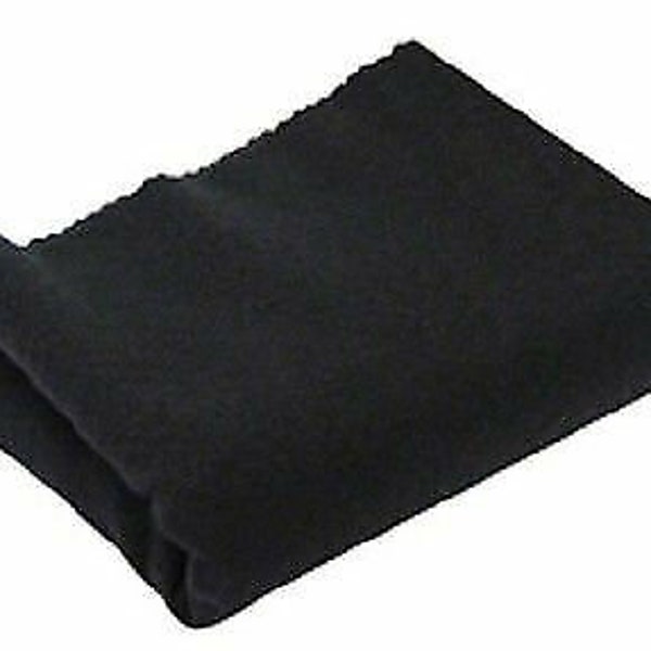 Black Anti-Tarnish Cloth Jewelry Showcase Liner Sterling Silver Storage Fabric