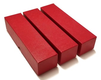 3 Red Storage Box ( 2"x 2"x 9" ) for 2x2 flip snape coin holder