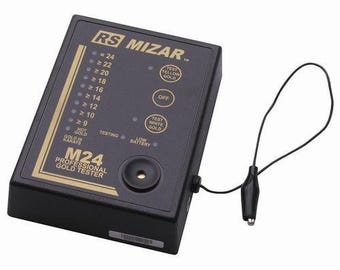 Gold Tester Electronic RS Mizar M-24 - Non Destructive, Fast Result - Test 9-24K Gold, Platinum