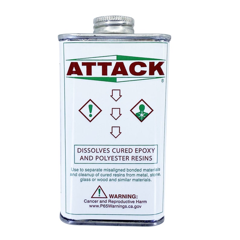Attack Epoxy Resin Glue Remover Adhesive Disolves Cleaner Etsy