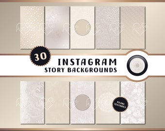 Pearl textured Instagram Story backgrounds, stone insta background, cream images, branding, social media