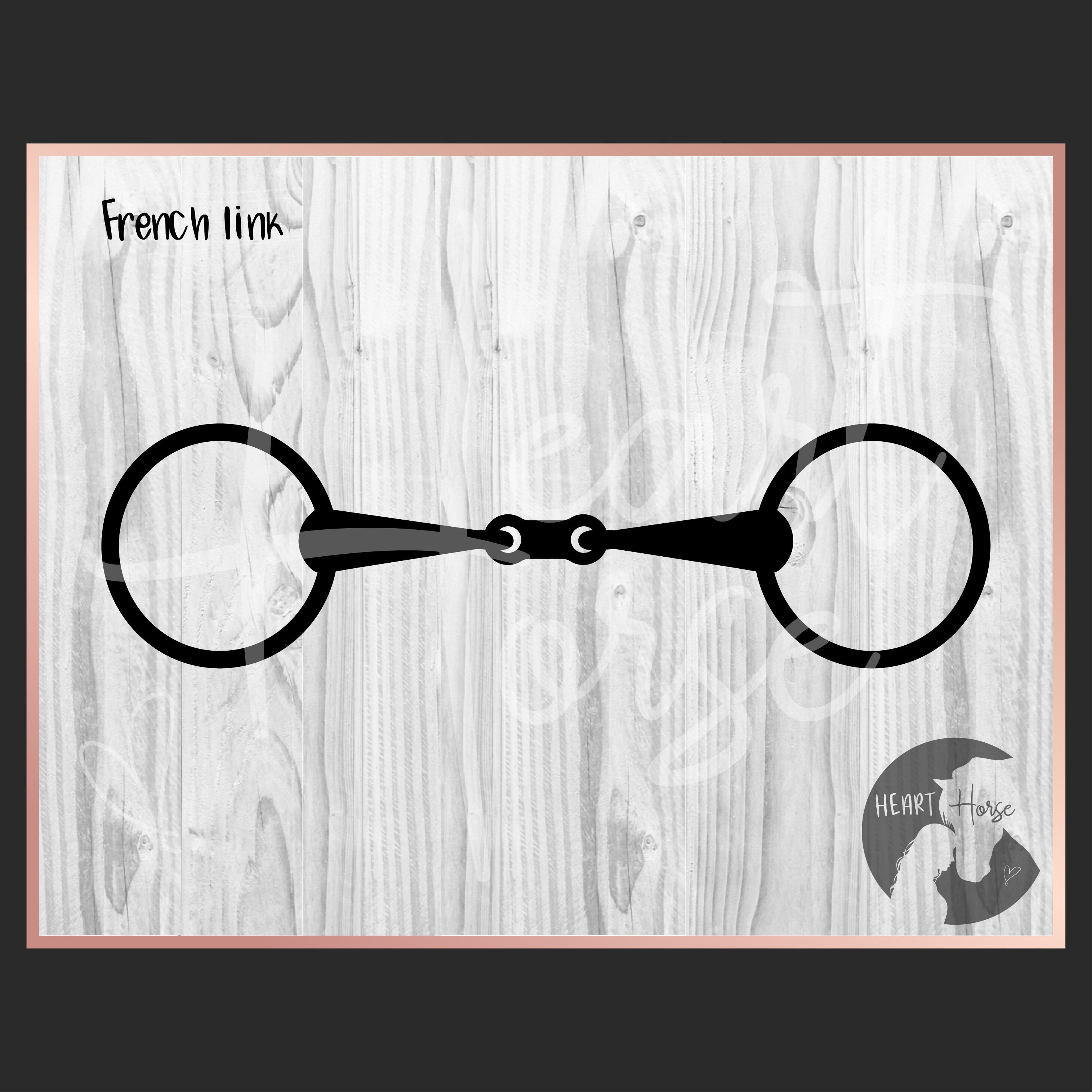 Snaffle Bit Silhouette Set, Horse Bit Svg, Equestrian Logo, Horse