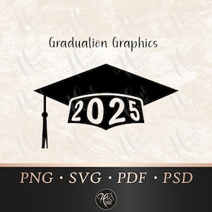 Abschlussmütze 2025, Schulabgänger, Jahr 6, Jahr 11, Abschlussball, Grundschule, Klasse von 25 SVG