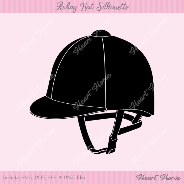 Riding Hat Silhouette .svg .png .pdf .eps