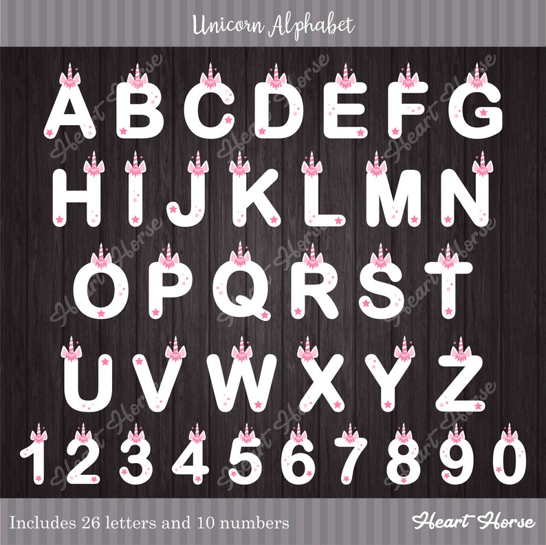 Free Free Unicorn Alphabet Svg 625 SVG PNG EPS DXF File