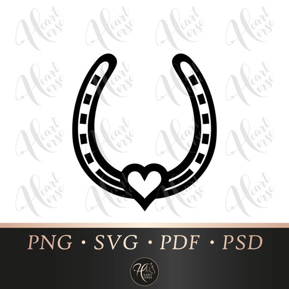 Download Decorative Horseshoe Set Svg Digital Horseshoe Clipart Etsy