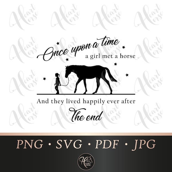 Once upon a time, horse humour, horse sayings, horsey fairytale, equestrian life, horse t shirt design svg