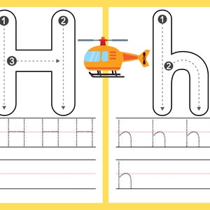 Tracing Alphabet A-Z - Etsy