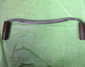 Antique T. SMALL 10.5 quot Draw Knife. quot Cast Steel quot Hand Forged Drawknife, Draw Shave, . Antique Tool.