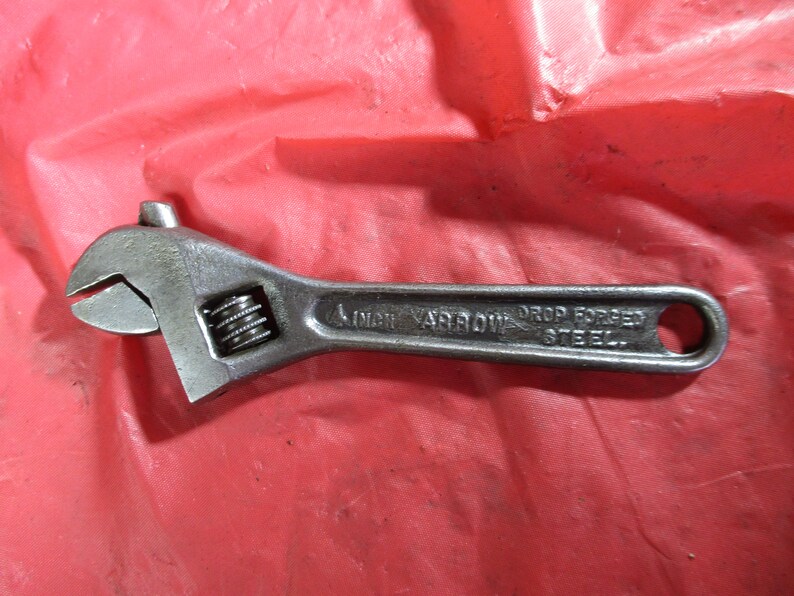 4 Arrow Tool Company Adjustable Wrench. Antique Wrench. Etsy