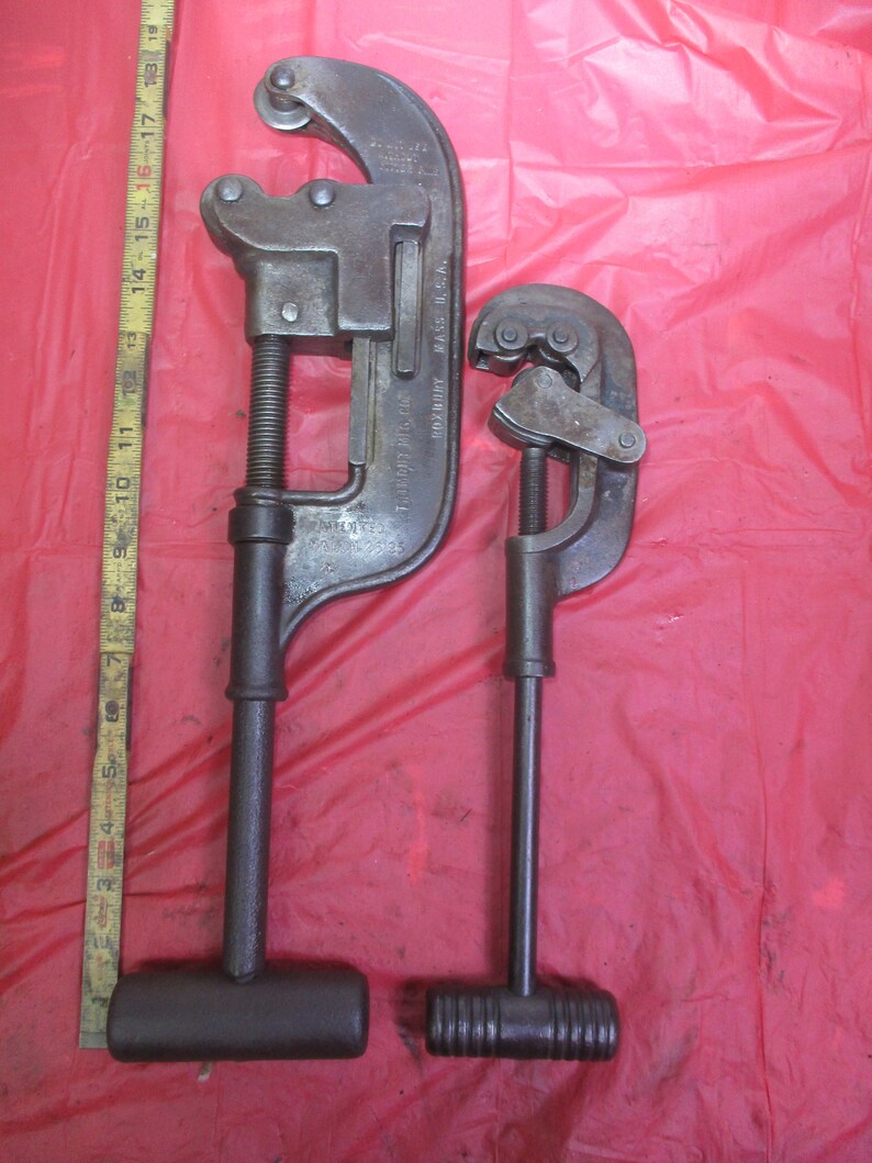 Large Antique Pipe Cutters. Trimo No. 3 Pat. 1895 1 Etsy