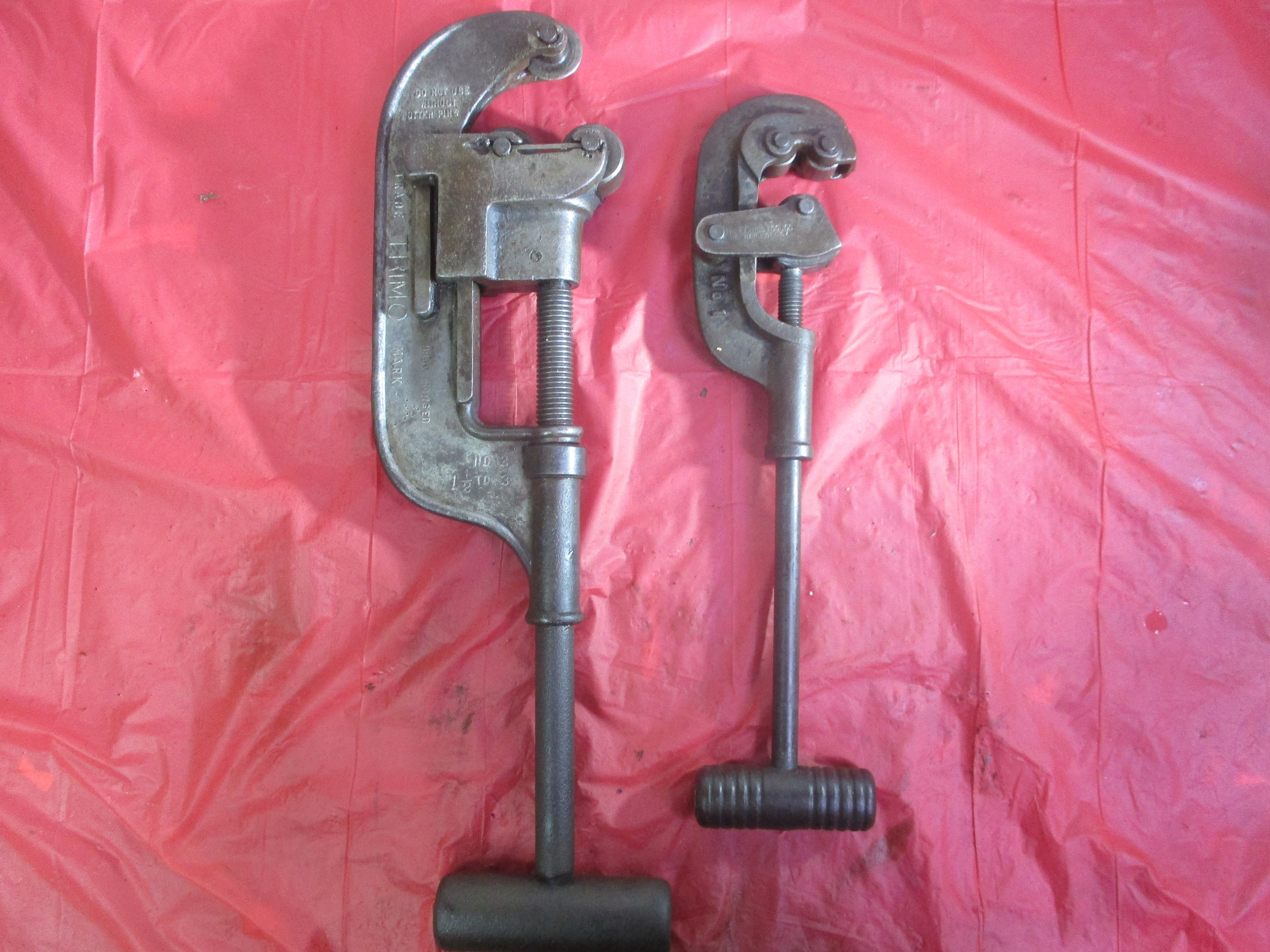 Large Antique Pipe Cutters. Trimo No. 3 Pat. 1895 1 Etsy