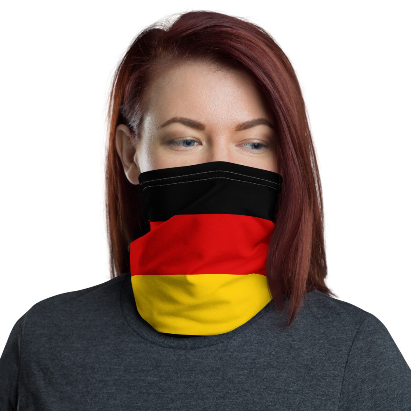 Germany Flag Face Mask Germanic Family Ancestry and Heritage Etsy