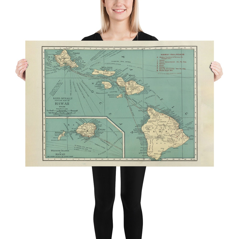 1627年 世界地図 古地図ポスター Rand MqNally製 1627年 世界地図 古地図