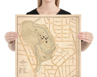 zoo map etsy